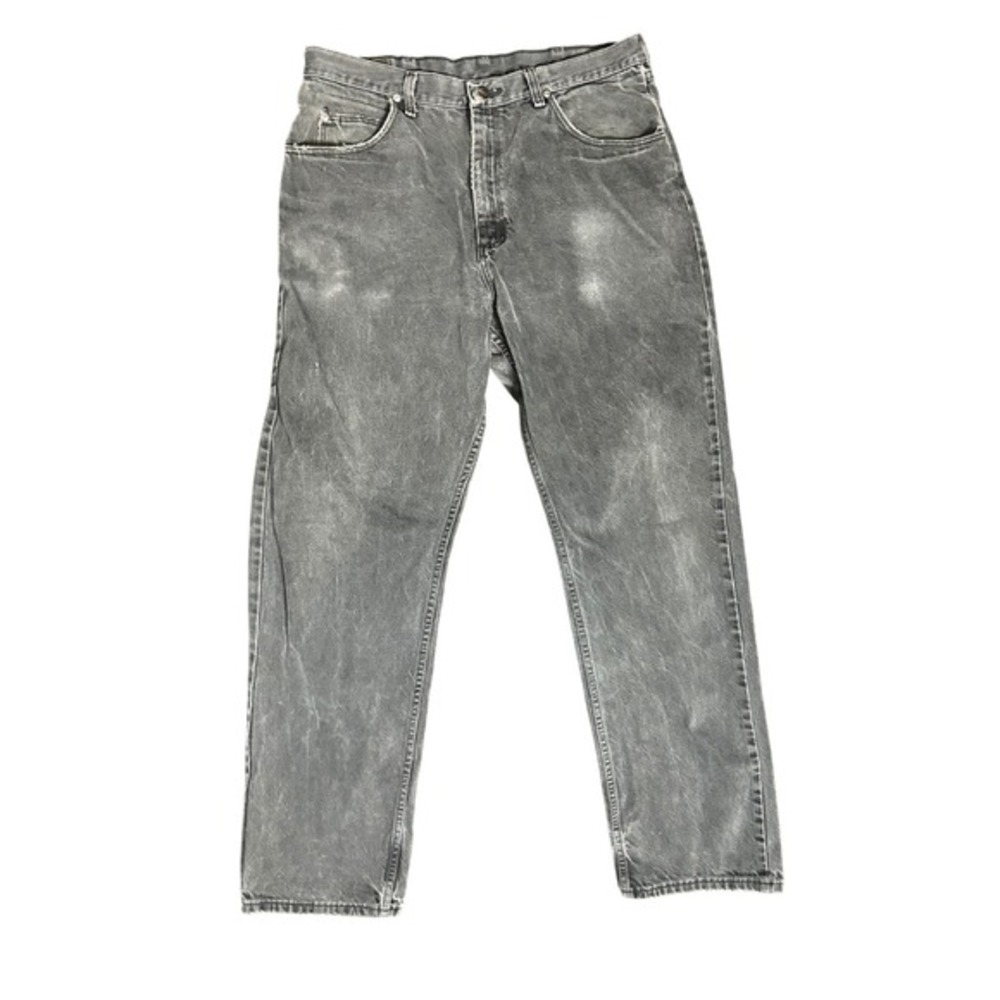 Wrangler Hero Authentic Jeans Men NA Faded Black Straight Leg Denim‎ 1455